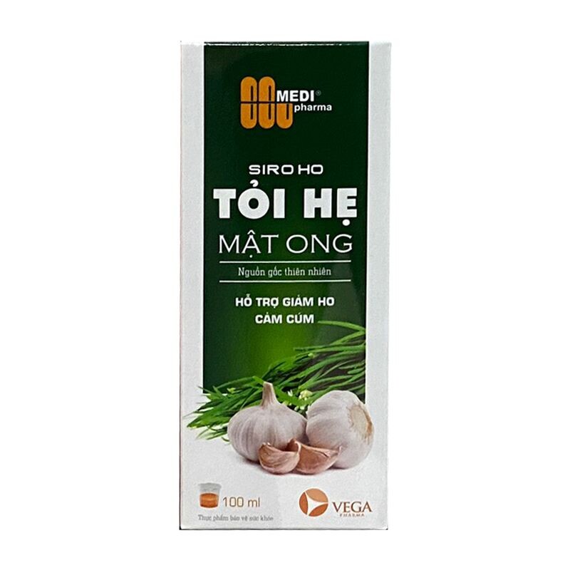 Siro ho tỏi hẹ mật ong Chai 100ml – Hỗ trợ giảm ho
