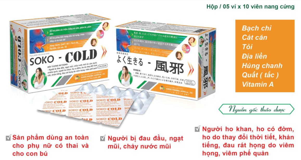 Soko Cold hộp 50 viên