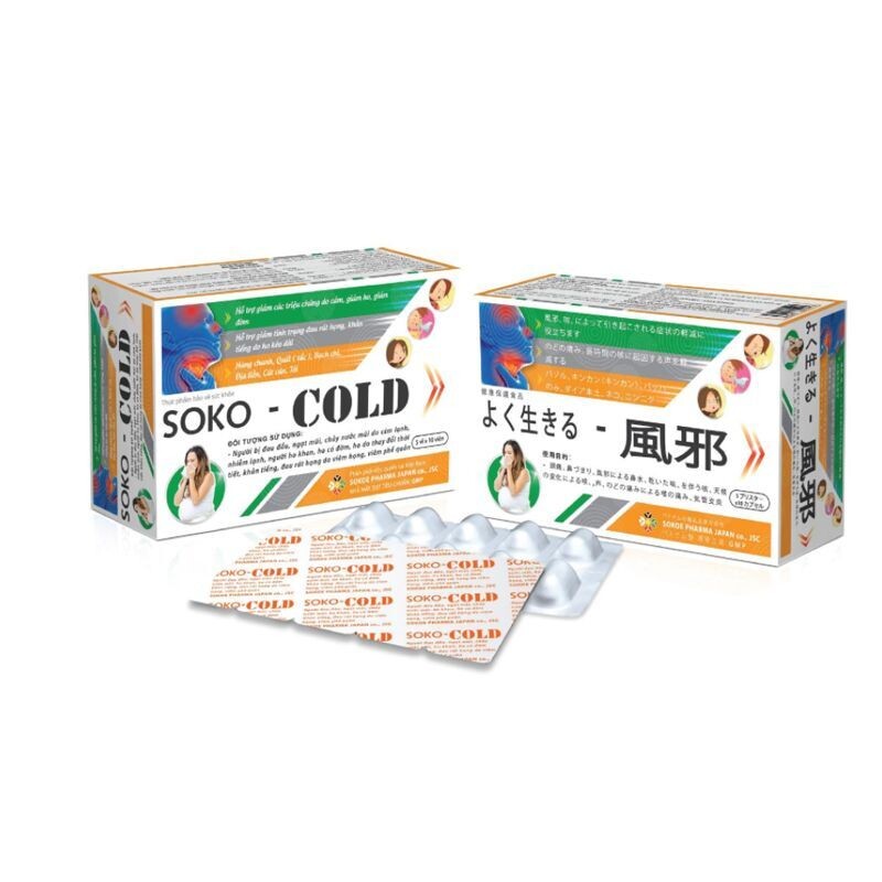 Soko Cold Hộp 50 Viên – Giúp Giảm Ho