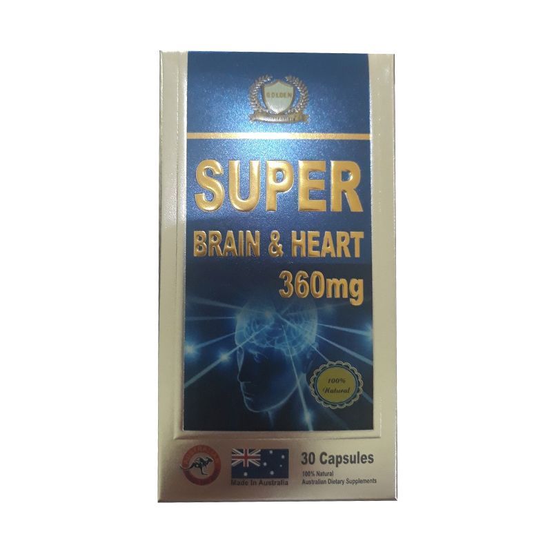 Super Brain & Heart Hộp 30 Viên - Tăng Cường Tuần Hoàn Não