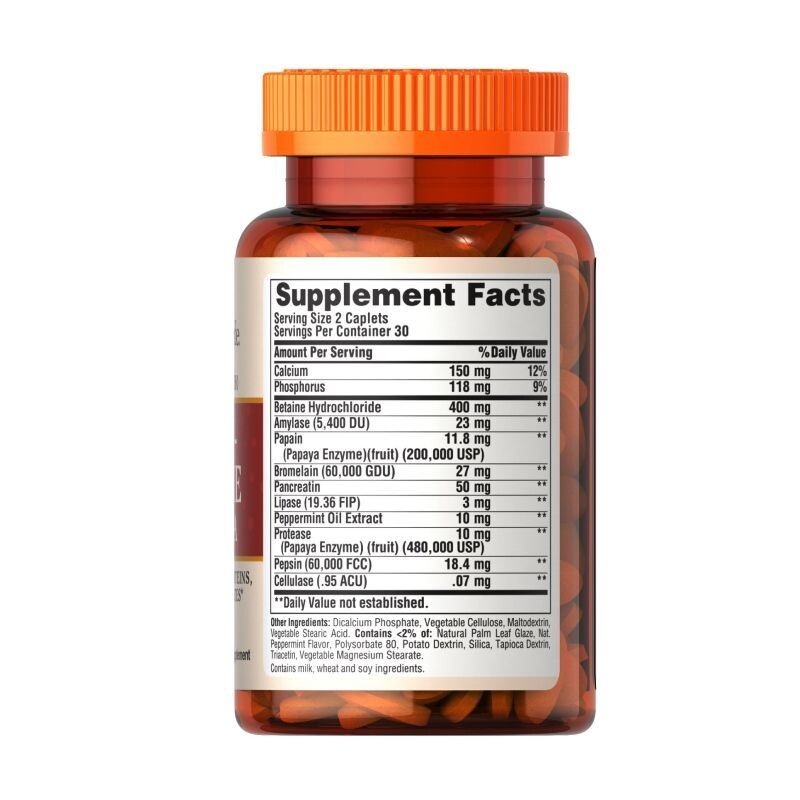 Super Strength Multi Enzyme Lọ 60 viên – Hỗ Trợ Tiêu Hóa