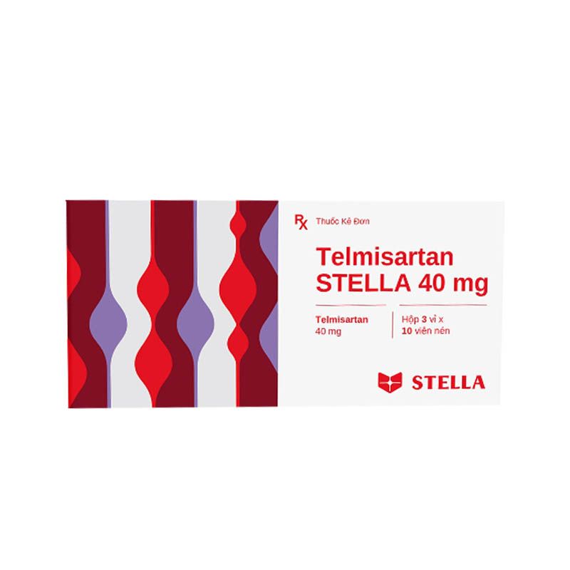 Telmisartan Stella 40mg hộp 30 viên