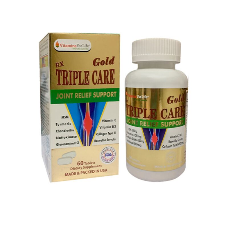 Triple Care Gold hộp 60 viên – Chăm sóc cơ