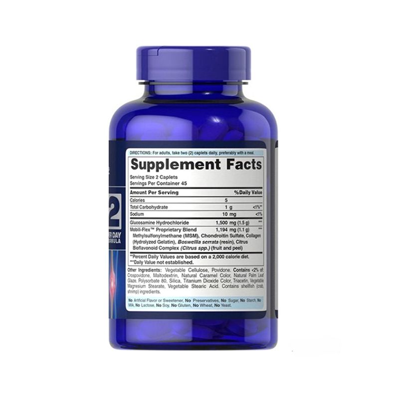 Triple Strength Glucosamine hộp 180 viên - Viên uống hỗ trợ xương khớp