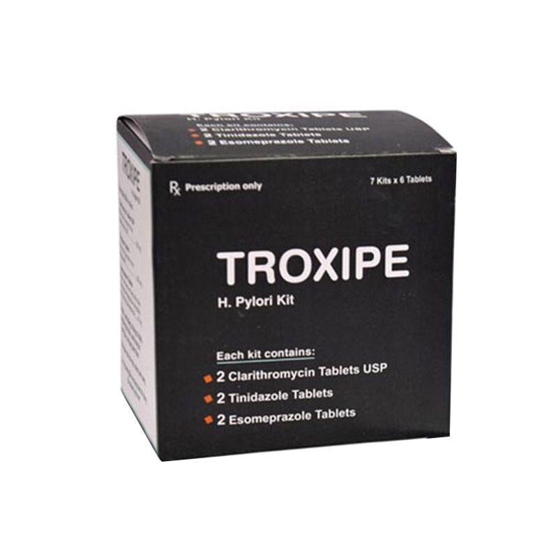 Troxipe hộp 42 viên – Điều trị bệnh viêm dạ dày cấp và mãn tính