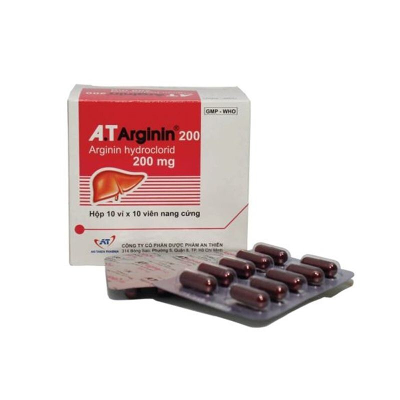 A.T Arginin 200 Hộp 30 Viên - Điều Trị Hỗ Trợ Các Rối Loạn Khó Tiêu A.T Arginin 200 Hộp 30 Viên - Điều Trị Hỗ Trợ Các Rối Loạn Khó Tiêu