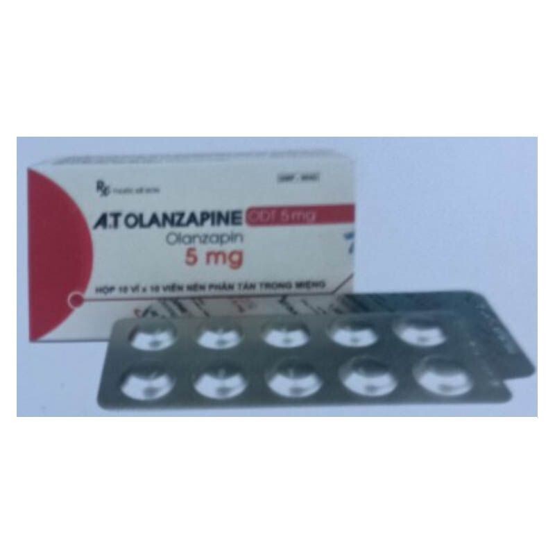 A.T Olanzapine ODT 5mg Hộp 100 Viên - Thuốc Chống Loạn Thần