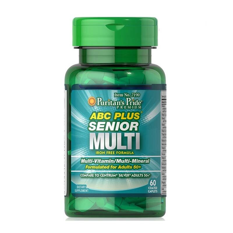 ABC Plus Senior Multi Lọ 60 Viên - Vitamin Tổng Hợp Cho Người Cao Tuổi ABC Plus Senior Multi Lọ 60 Viên - Vitamin Tổng Hợp Cho Người Cao Tuổi