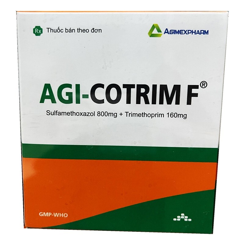 Thuốc Agi-cotrim F - Hộp 100 Viên - Điều Trị Nhiễm Vi Khuẩn