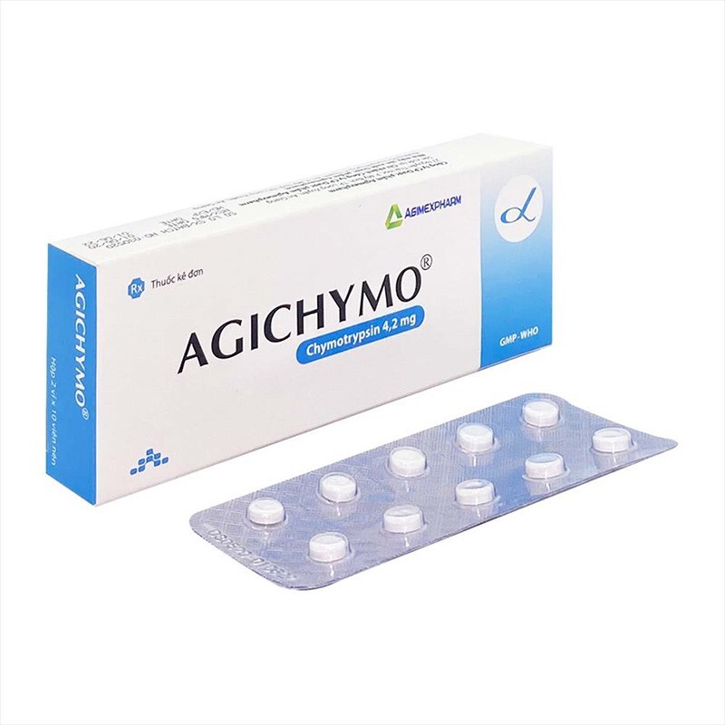 Thuốc Agichymo - Hộp 20 Viên - Làm Lỏng Dịch Tiết Đường Hô Hấp