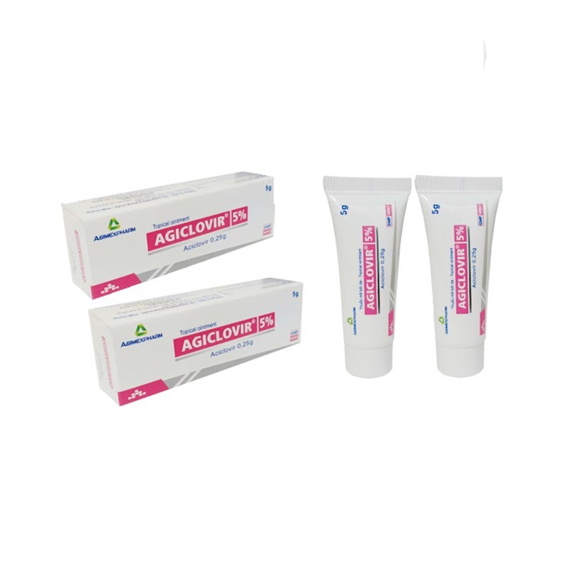 Thuốc Agiclovir 5% - Tuýp 5g - Điều Trị Herpes Sinh Dục