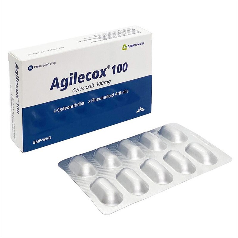 Thuốc Agilecox 100mg - Hộp 20 Viên - Giảm Đau Trong Viêm Khớp
