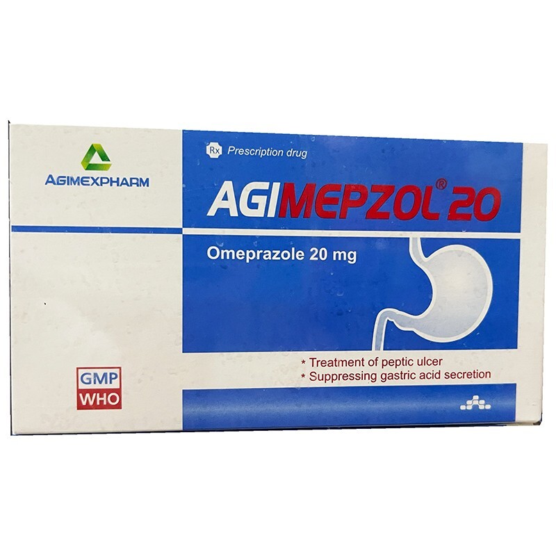 Thuốc Agimepzol 20 - Hộp 100 - Điều Trị Hội chứng Zollinger-Ellison