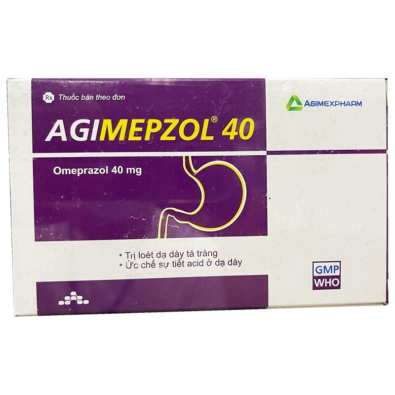 Thuốc Agimepzol 40 - Hộp 100 Viên - Giảm Tiết Acid Dịch Vị