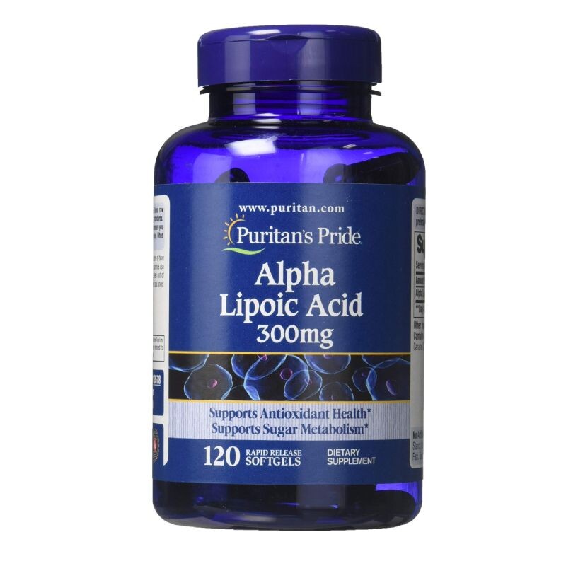 Alpha Lipoic Acid 300mg Lọ 60 Viên - Hỗ Trợ Làm Đẹp Da, Chống Lão Hóa