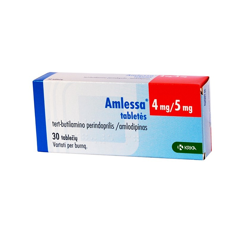 Amlessa 4mg/5mg Hộp 30 Viên - Điều Trị Tăng Huyết Áp