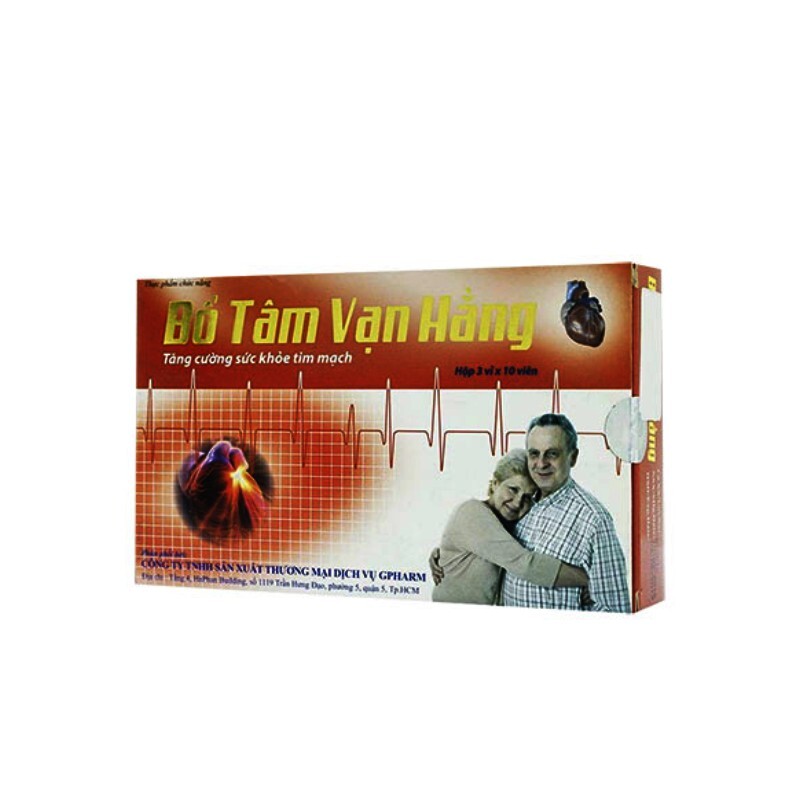 Bổ Tâm Vạn Hằng Hộp 30 Viên – Tăng Cường Sức Khỏe Tim Mạch
