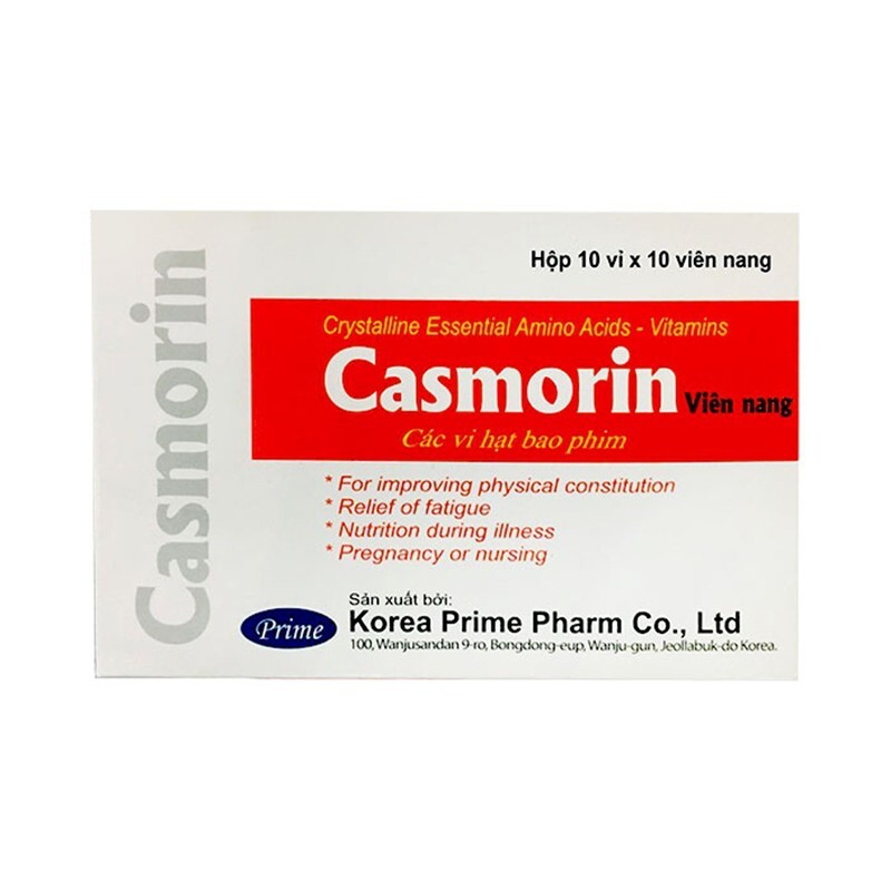 Casmorin Hộp 100 Viên - Bổ Sung Acid Amin, Vitamin
