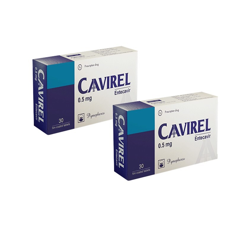 Cavirel Hộp 30 Viên - Thuốc Kháng Virus Viêm Gan B