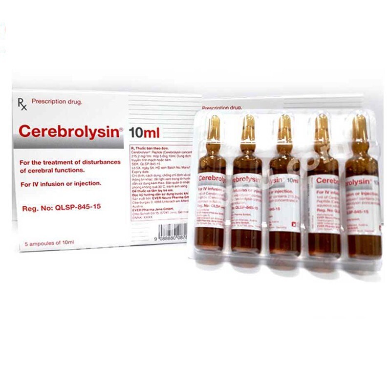 Cerebrolysin 10ml Hộp 5 Ống - Trị Rối Loạn Trí Nhớ