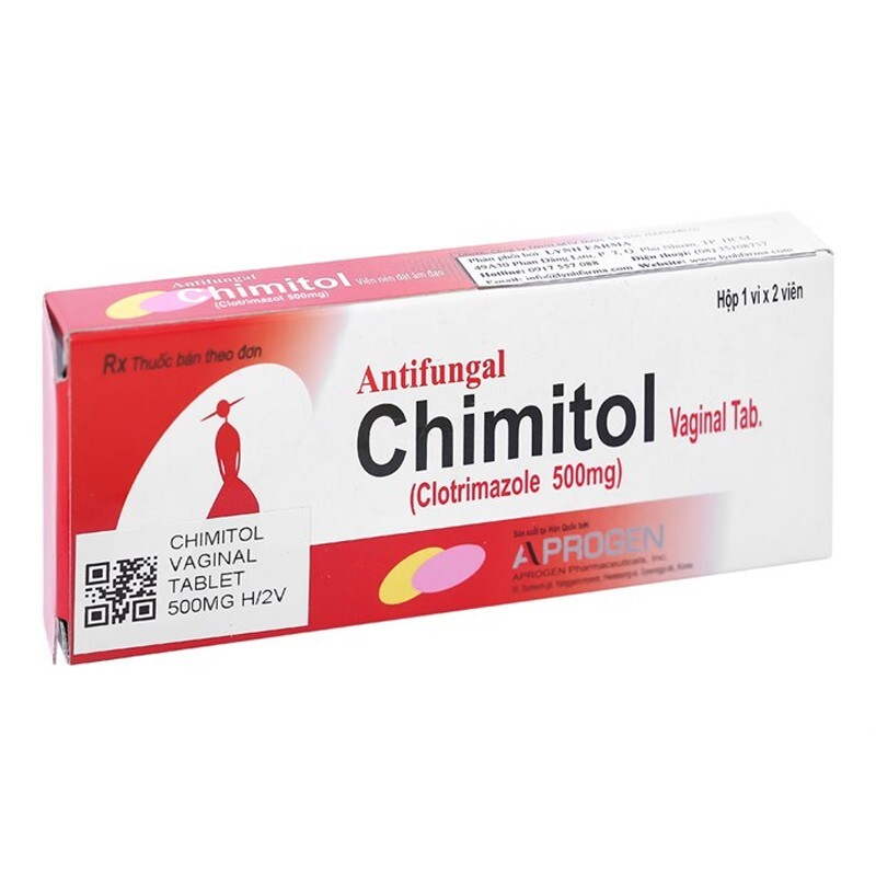 Viên Đặt Chimitol Hộp 2 Viên - Điều Trị Viêm Nhiễm