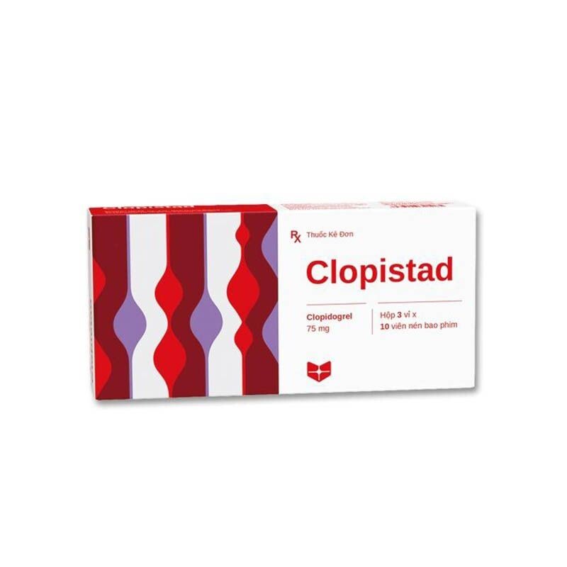 Clopistad Hộp 30 Viên - Phòng Ngừa Huyết Khối