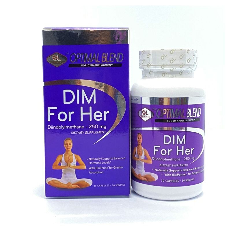 DIM For Her Lọ 30 Viên - Hỗ Trợ Cân Bằng Nội Tiết Tố