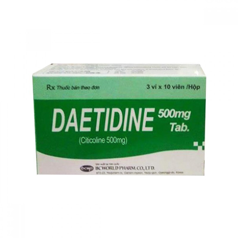 Thuốc Daetidine 500mg Tab Hộp 30 Viên