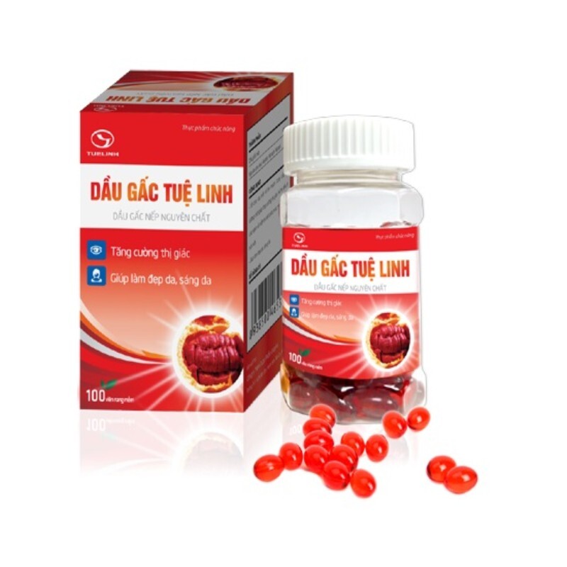 Dầu Gấc Tuệ Linh Hộp 100 Viên – Giúp Tăng Cường Thị Lực