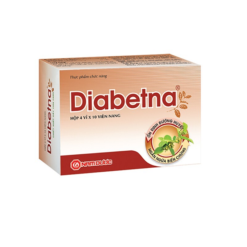 Diabetna Hộp 40 Viên – Hỗ Trợ Điều Trị Tiểu Đường