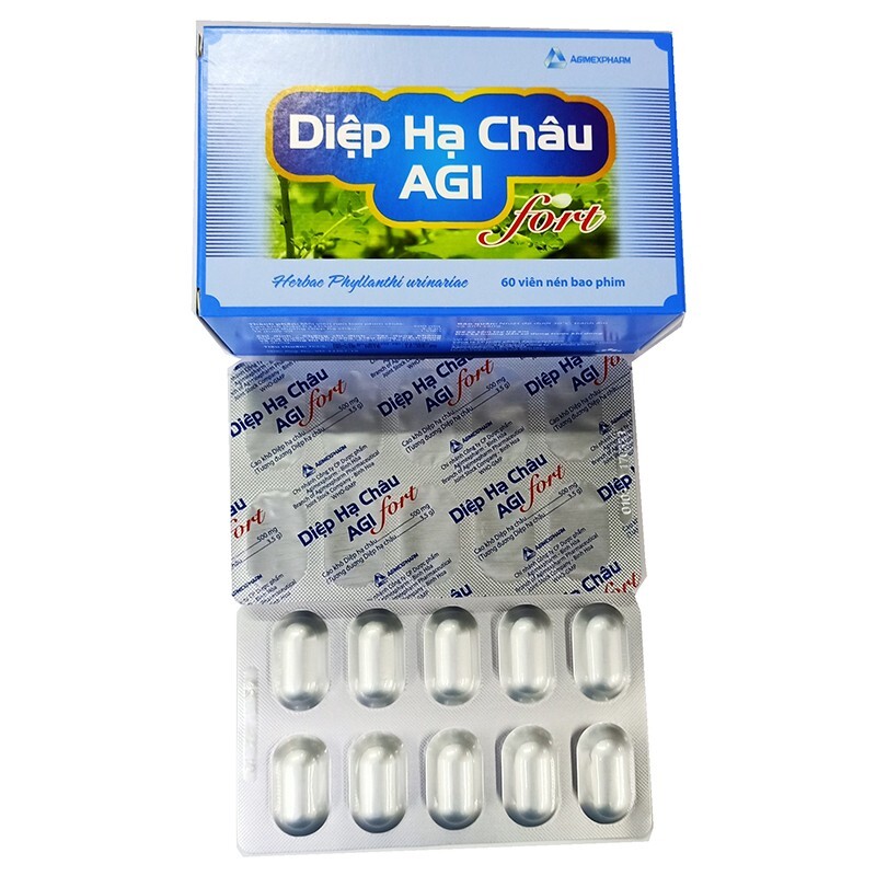 Diệp Hạ Châu Agi - Hộp 60 Viên - Giải Độc Mát Gan