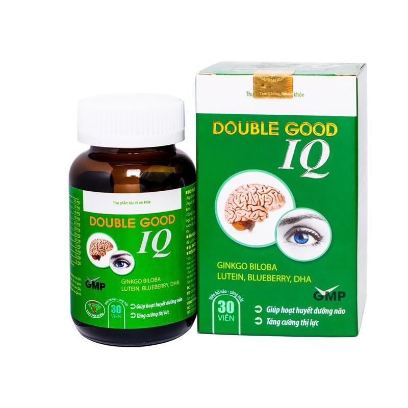 Double Good Iq Hộp 30 Viên – Hoạt Huyết , Tăng Cường Thị Lực