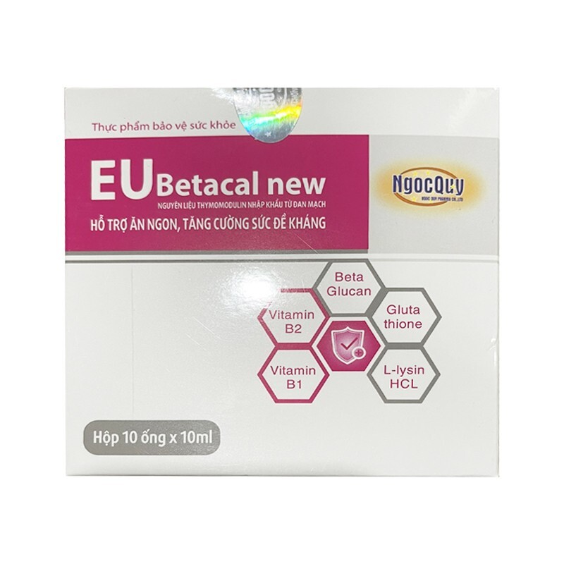 EU Betacal New - Hộp 10 Ống - Tăng Cường Hệ Miễn Dịch