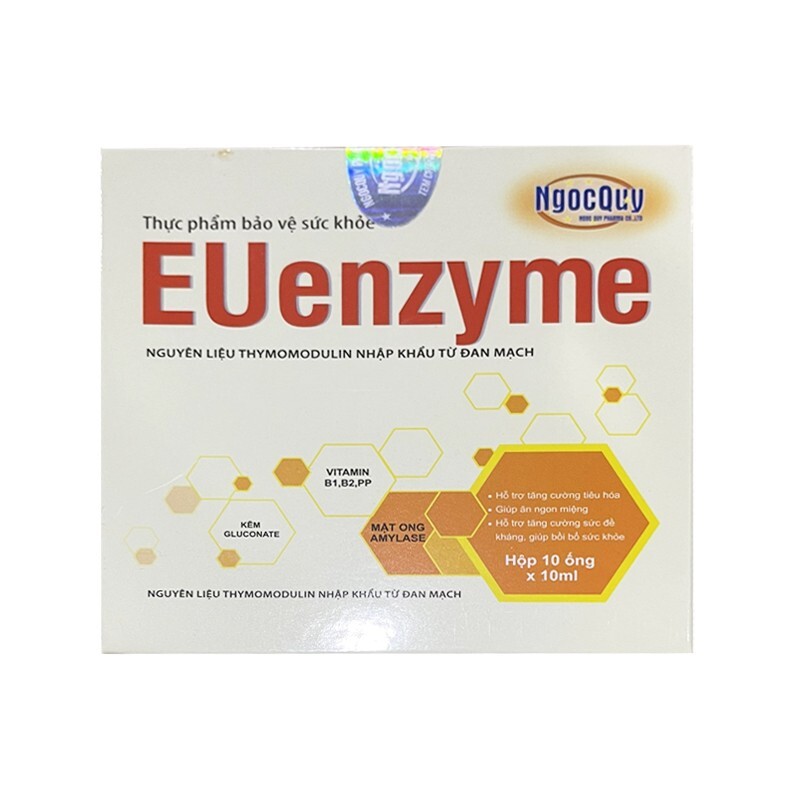 EUenzyme Hộp 10 Ống - Tăng Cường Tiêu Hóa