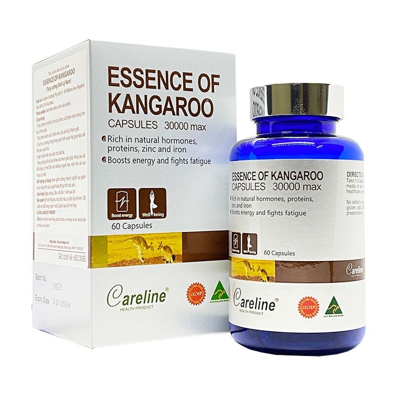 Essence Of Kangaroo Hộp 60 Viên - Cải Thiện Sinh Lý Nam Giới