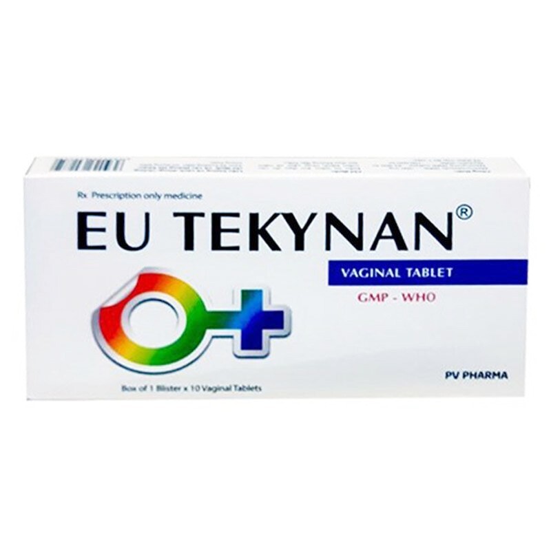 Viên Đặt Âm Đạo Eu Tekynan Hộp 10 Viên - Trị Viêm Nhiễm