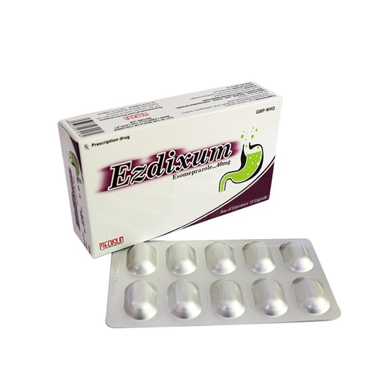 Ezdixum 40 Hộp 30 Viên - Trị Trào Ngược Dạ Dày Thực Quản