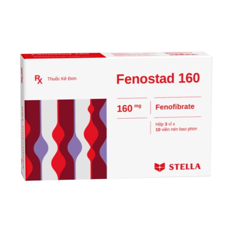 Fenostad 160 Hộp 30 Viên - Thuốc Hạ Mỡ Máu