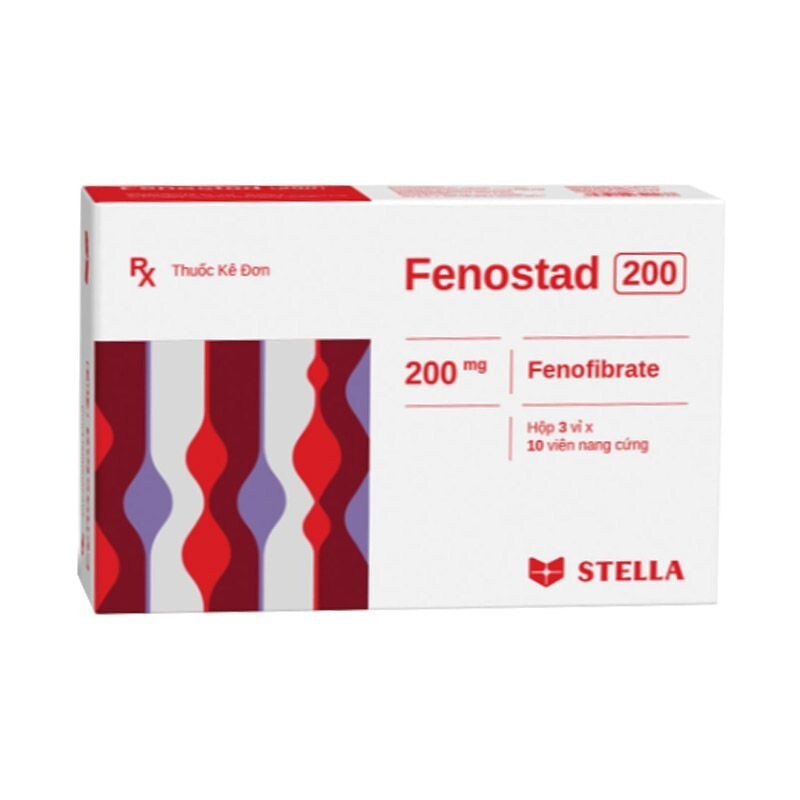 Fenostad 200 Hộp 30 Viên - Thuốc Hạ Mỡ Máu