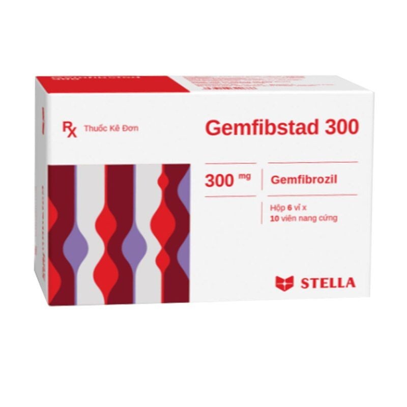 Gemfibstad 300 Hộp 60 Viên - Thuốc Hạ Lipid Máu