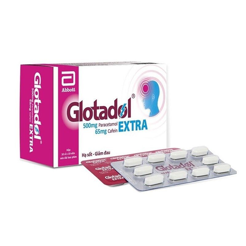 Glotadol Extra Hộp 100 Viên – Giúp Hạ Nhiệt, Giảm Đau Nhức