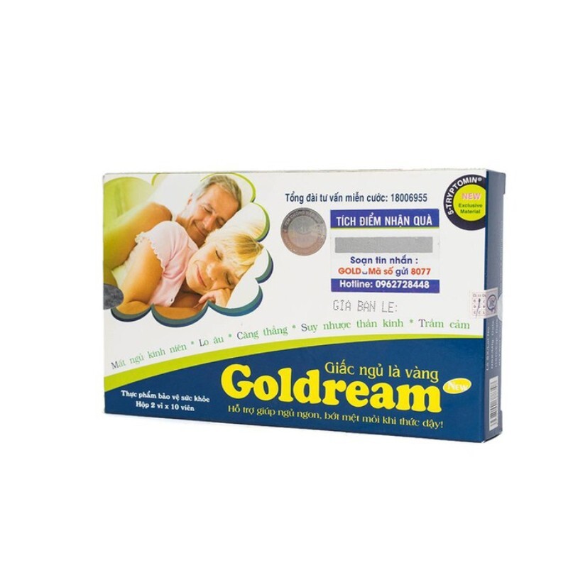 Goldream Hộp 20 Viên – Hỗ Trợ Điều Trị Bệnh Mất Ngủ