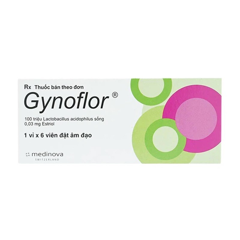 Viên Đặt Gynoflor Hộp 6 Viên - Phục Hồi Vi Khuẩn Có Lợi
