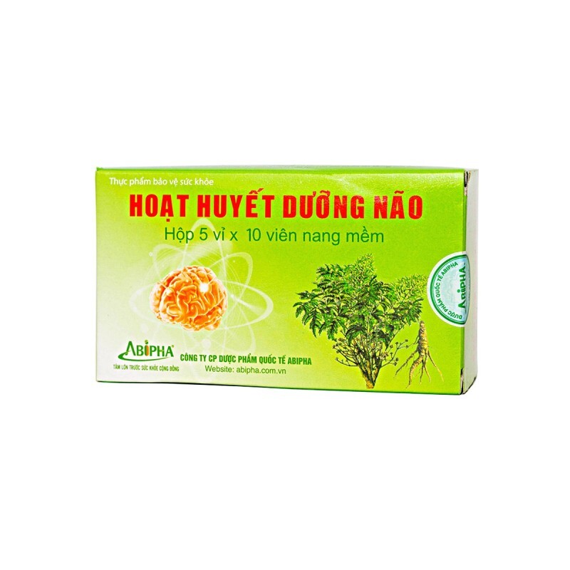 Hoạt Huyết Dưỡng Não Abipha Hộp 50 Viên – Dưỡng Não