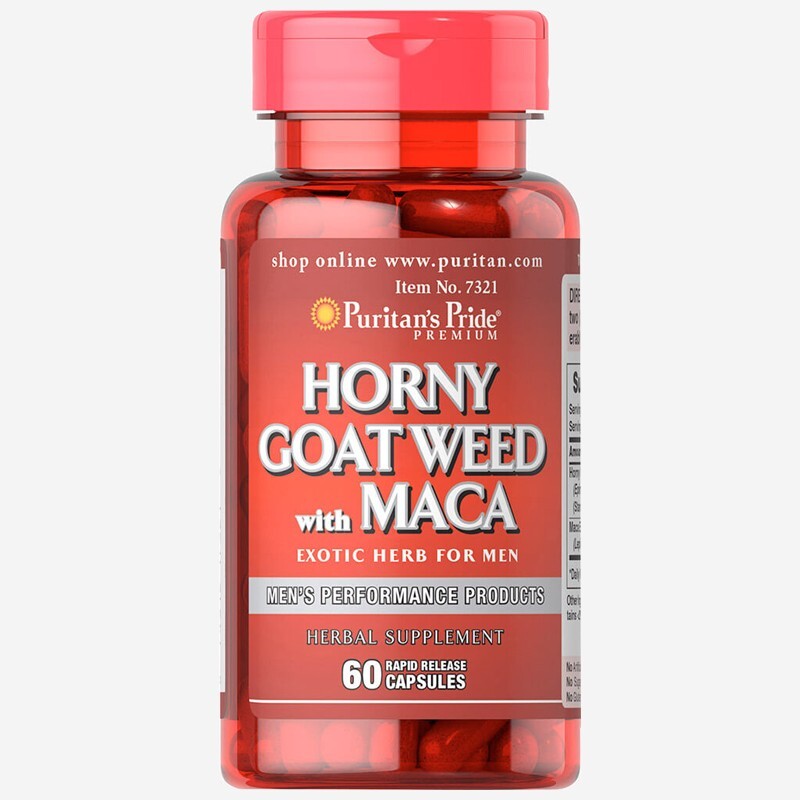 Horny Goat Weed With Maca Lọ 60 Viên - Bổ Thận Tráng Dương