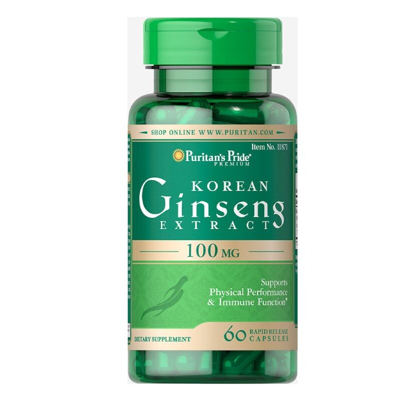Korean Ginseng 100mg Lọ 60 Viên - Bồi Bổ Sức Khỏe