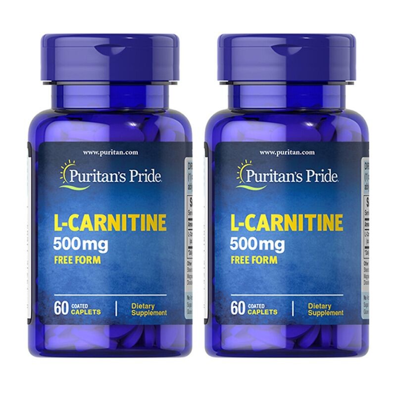 L-Carnitine 500mg Lọ 60 Viên - Hỗ Trợ Cải Thiện Vóc  Dáng
