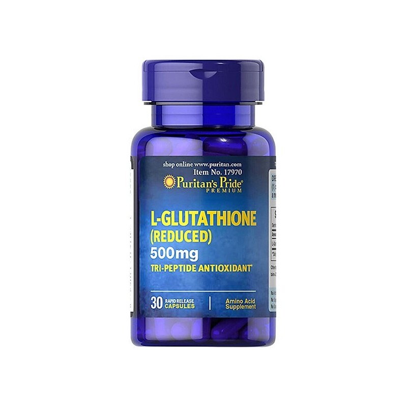 L-Glutathione 500mg Hộp 30 Viên - Chống Oxy Hóa, Tăng Cường Miễn Dịch