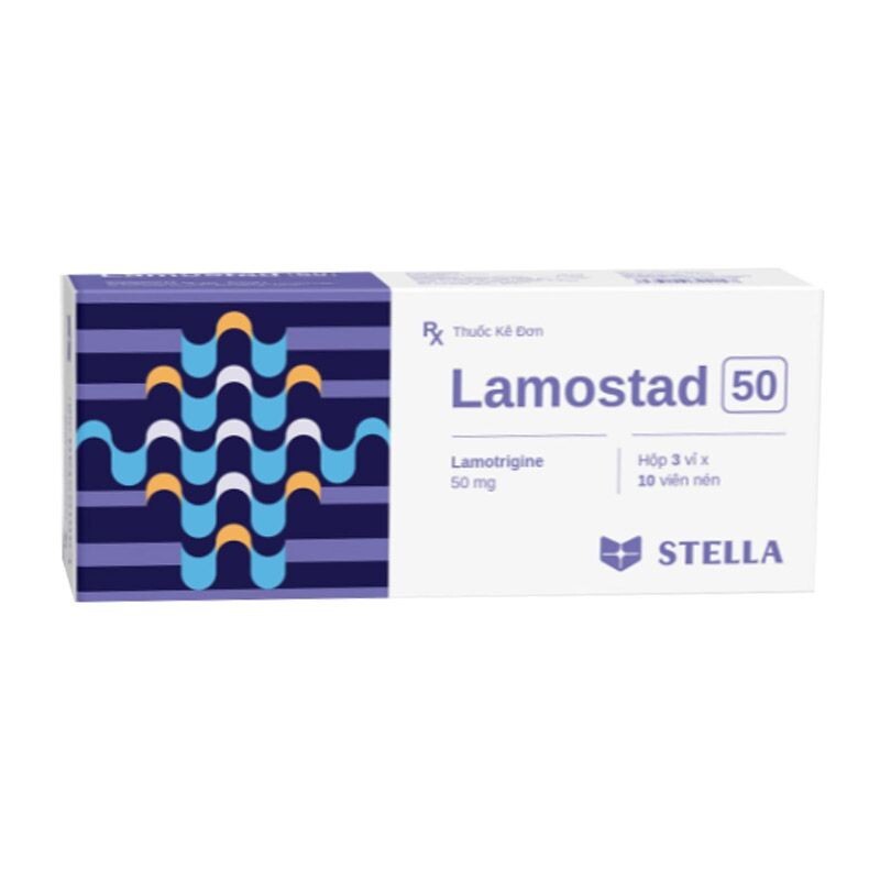 Lamostad 50 Hộp 30 Viên - Thuốc Chống Co Giật