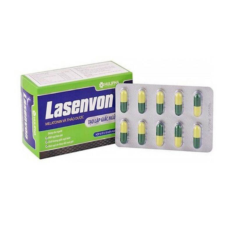 Lasenvon Hulipha Hộp 60 Viên – Giúp Dưỡng Tâm, An Thần